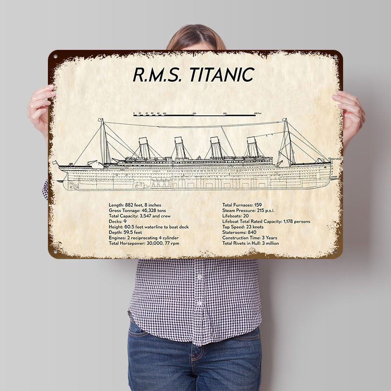 Tech Room Accessories - Poster in Latta con Specifiche Tecniche