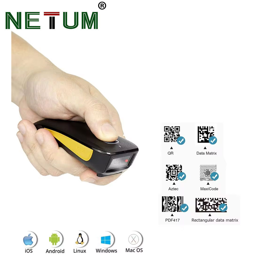 Document Scanner Portable - Scanner di codici a barre Bluetooth