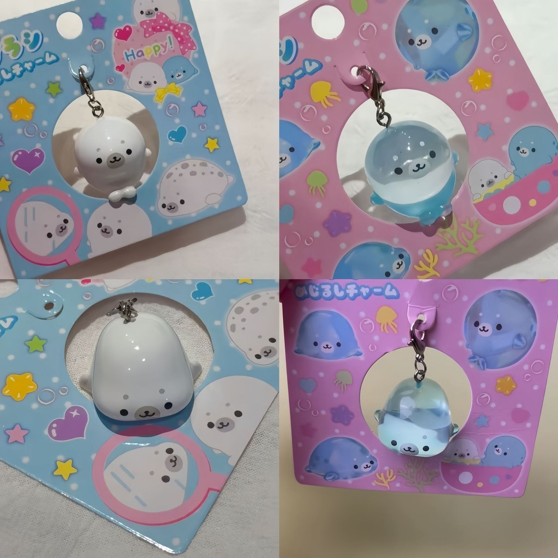 Tech Girl Accessories - Portachiavi INS con simpatico foca 3D,