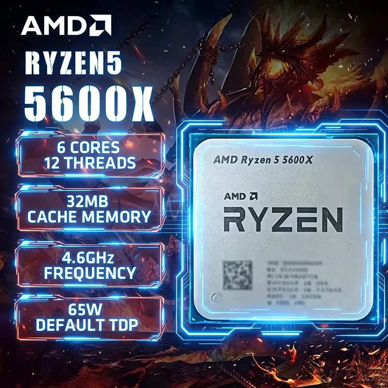 Amd Cpu Ryzen 5 - Processore Desktop AMD Ryzen 5 5600X,
