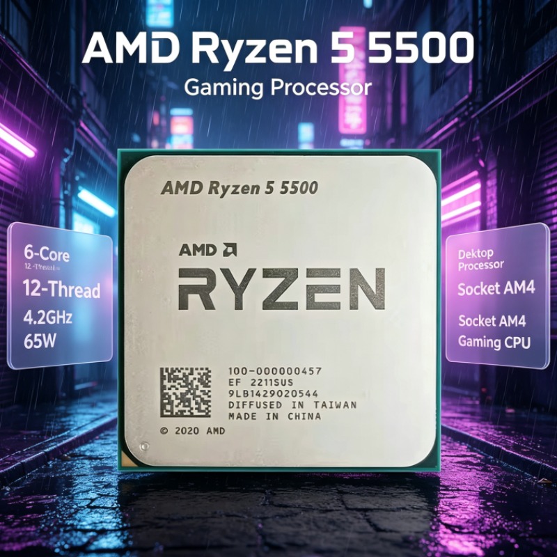 AMD Ryzen 5 5500 AM4 CPU Deskt - Amd Cpu Ryzen 5 recensione e prezzo