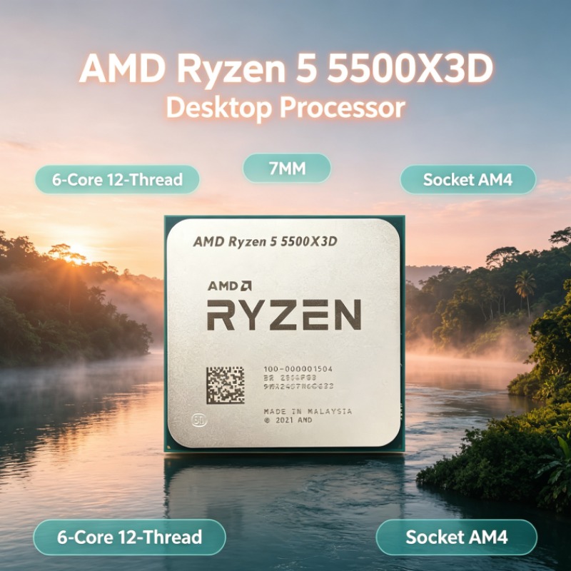 AMD Ryzen 5 5500X3D CPU da Gam - Amd Cpu Ryzen 5 recensione e prezzo
