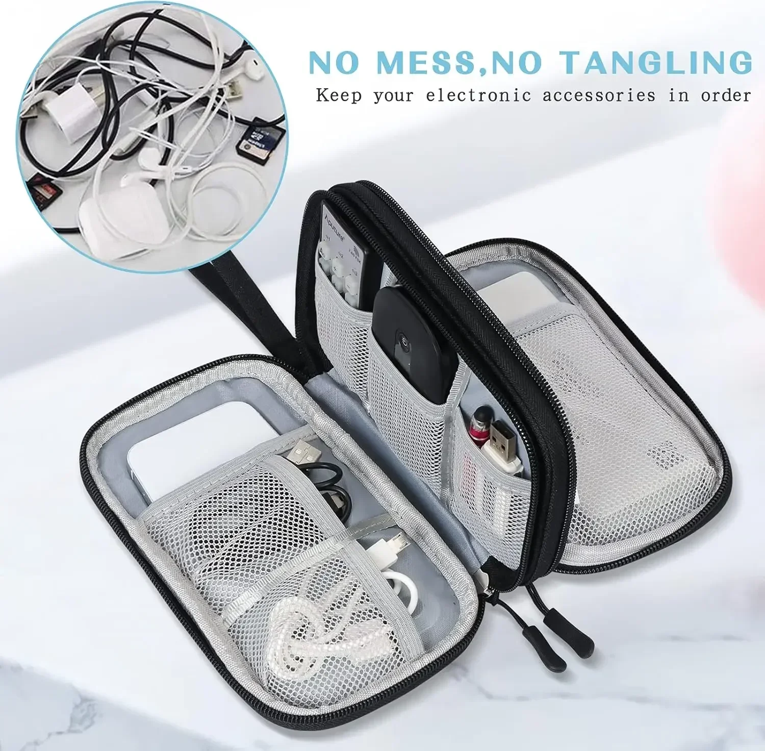 Borsa da Viaggio per Cavi, Cus - Travel Cable Organizer recensione e prezzo